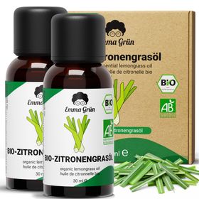 Emma Grün® ätherisches Bio Zitronengrasöl naturrein & hochdossiert