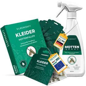 SILBERKRAFT Mottenfrei Set