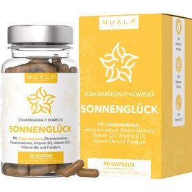 Nuala Naturals® SONNENGLÜCK Johanniskraut Komplex mit Zitronenmelisse & Passionsblume