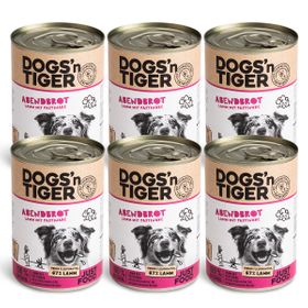 Dogs’n Tiger Adult Premium Hundefutter, Abendbrot, Lamm
