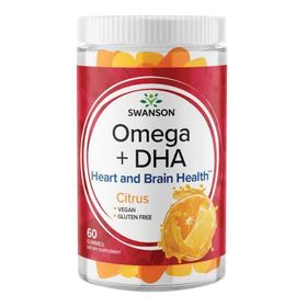 SWANSON Omega plus DHA - Zitrusfrüchte