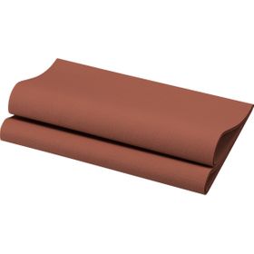 6x Bio-Dunisoft-Servietten 40 x 40  1/4 Falz chestnut