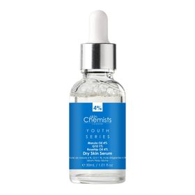 skinChemists Jugendserie Trockenhautserum Marulaöl 4%, Q10 1%, Hagebuttenöl 4% 30ml