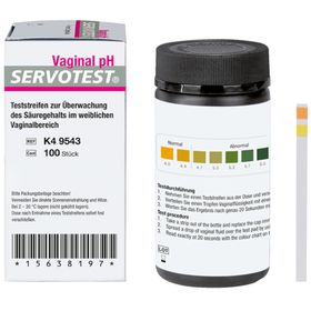 Servotest Vaginal-pH-Indikatorstreifen
