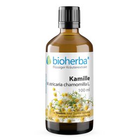 Bioherba Kamille  Matricaria chamomilla L.  Tropfen  Tinktur Extrakt