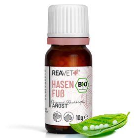 BIO Bachblüten Globuli - Hasenfuß - ReaVET