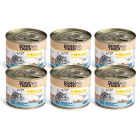 Dogs’n Tiger Adult Premium Katzenfutter, Wohltat, Huhn & Lachs
