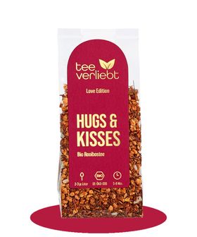 teeverliebt – Hugs & Kisses BIO Rooibostee mit Vanille lose | Love Edition