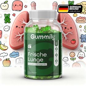 Gummily® Fit Frische Lungen Quercetin & Bromelain Gummibärchen mit Ashwagandha Extrakt