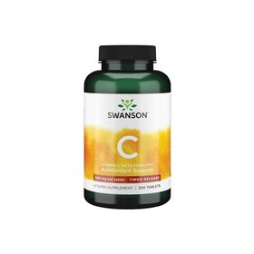 SWANSON Vitamin C mit Hagebutten – 500 mg mit verzögerter Freisetzung
