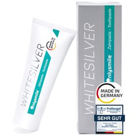 Onlysmile® WhiteSilver Zahnpasta – Antibakterielle Premium-Zahnpasta mit Mikrosilber & Hydroxyapatit