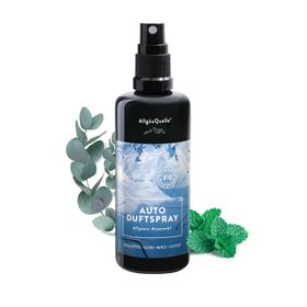 AllgäuQuelle Bio Autoduft Lufterfrischer Duftspray Eukalyptus, Salbei, Minze und Cajeput