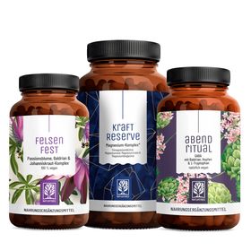 Abendruhe Paket: FELSENFEST, KRAFTRESERVE & ABENDRITUAL - NATURTREU®