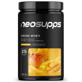 Neosupps Vison Whey Mango Lassi, Proteinpulver zum Abnehmen & Muskelaufbau