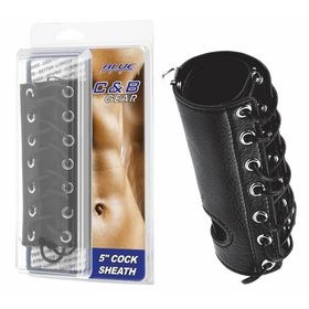 Blue Line - Peniskorsett-Hülle mit Leinenöse