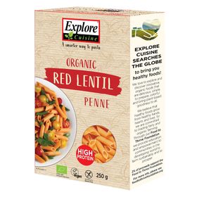 Explore Cuisine Bio Penne aus roten Linsen