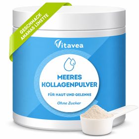 Vitavea Meereskollagen mit Vitamin C, Pulver Ananas-Limette