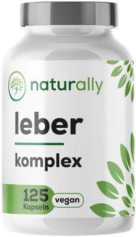 naturally Leber Komplex | mit Mariendistel, Artischocke, Löwenzahn, Cholin, Desmodium