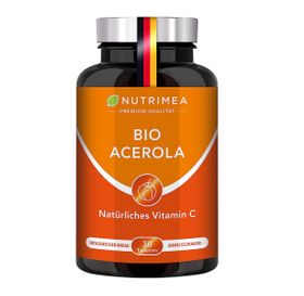 Nutrimea ACEROLA BIO Lutschtabletten | Natürliches Vitamin C Hochdosiert 1000mg