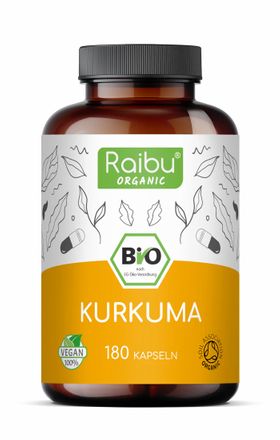 RAIBU BIO Kurkuma Kapseln hochdosiert