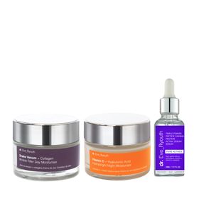 Dr. Eve_Ryouth Schlangengift-Tagescreme + Peptidserum + Hydrabright-Nachtcreme