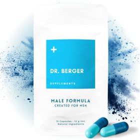Dr. Berger® Male Formula – Natürliches Potenzmittel für Männer – Alternative zu Viagra Kamagra