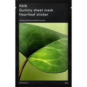 ABIB Gummy Sheet Mask Heartleaf Sticker Beruhigende Gesichtsmaske