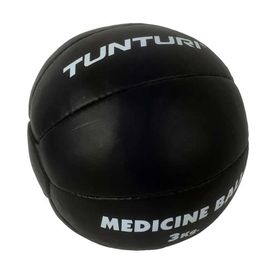 Tunturi Medizinball Kunstleder schwarz 3 kg