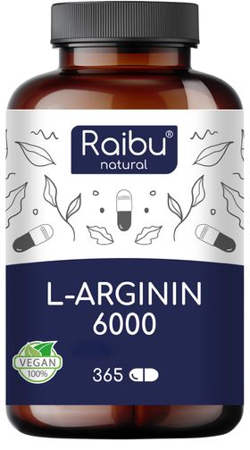 RAIBU L-Arginin Kapseln hochdosiert