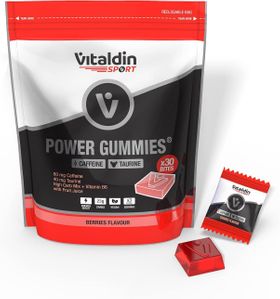 VITALDIN SPORT Power Gummies Caffeine & Taurine