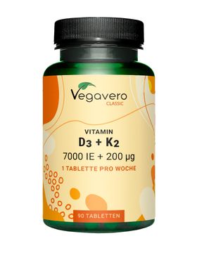 VEGAVERO Vitamin D3 + K2 Depot