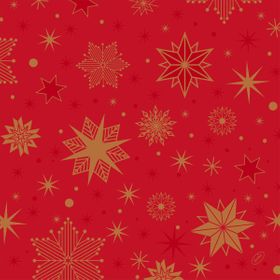 Duni Servietten Klassik Stargazing rot