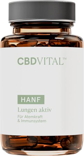 CBD VITAL Hanf Lungen Aktiv Kapseln