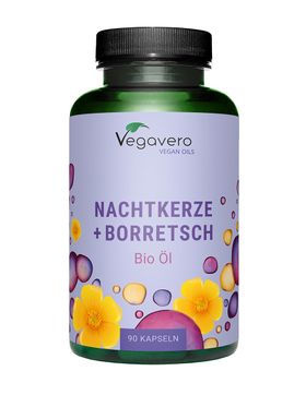 VEGAVERO Nachtkerzen und Borretschöl BIO