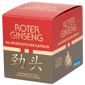 KGV Roter Ginseng Wurzel Pulver Kaps