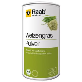 Raab Weizengras Bio Pulver Dose