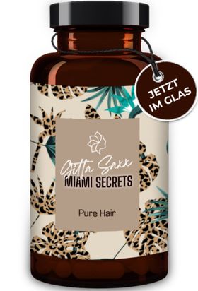 MIAMI SECRETS by gitta saxx - Haar Vitamine - Hirseextrakt, MSM, Eisen, Kupfer, Folsäure, Selen&Zink