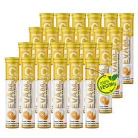 EVÄM Vitamin C 1000 Hochdosiert, Brausetabletten- 24 Set