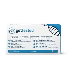 GetTested 8 in 1 STI Test-Kit Schnelltest | Urintest 8 Infektionen