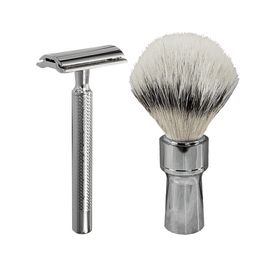 DOVO Solingen PRIMO Rasierset – Rasierhobel - Rasierpinsel