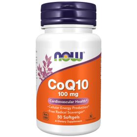 Now Foods Coenzym CoQ10 100 mg 50 Weichkapseln