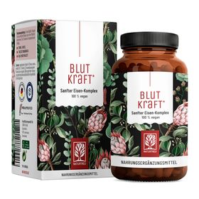 Eisen Komplex mit Fenchel, Vitamin C - gegen Eisenmangel  - Blutkraft - NATURTREU®