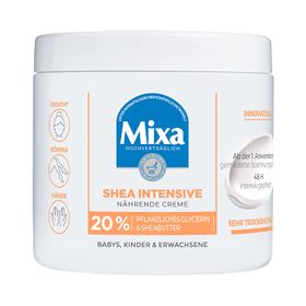 Mixa Intensive Nährende Creme mit 20% pflanzlichem Glycerin und Sheabutter für sehr trockene Haut