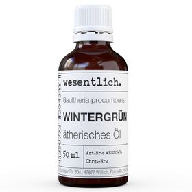 Wintergrün - ätherisches Öl von wesentlich.