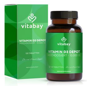 Vitabay Vitamin D3 Depot 10000 I.E.