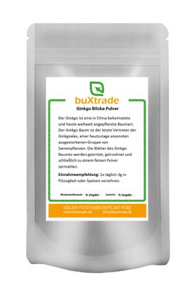 buXtrade Ginkgo Biloba Pulver