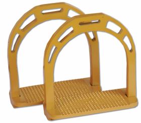 AMKA Aluminium Steigbügel breite Anti-Slip Trittfläche