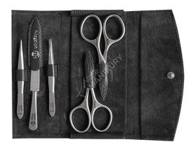 Niegeloh Solingen Etui Modell Manhattan L Grau - Made in Solingen