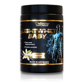 Delicious Supplements Lightwhey, Baby - Whey Protein Eiweiß - Vanilla Sugar