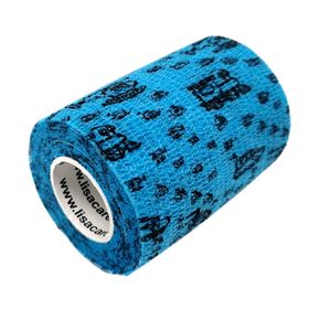 LisaCare selbsthaftende Bandage - Fahrzeuge Blau - 7,5cm x 4,5m